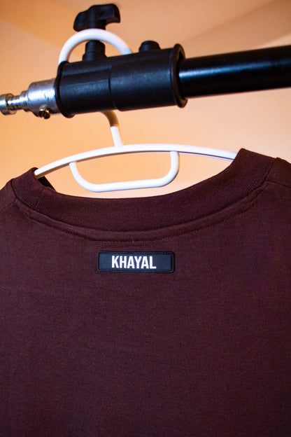 Chocolate Brown Solid T-shirt