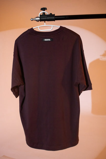 Chocolate Brown Solid T-shirt