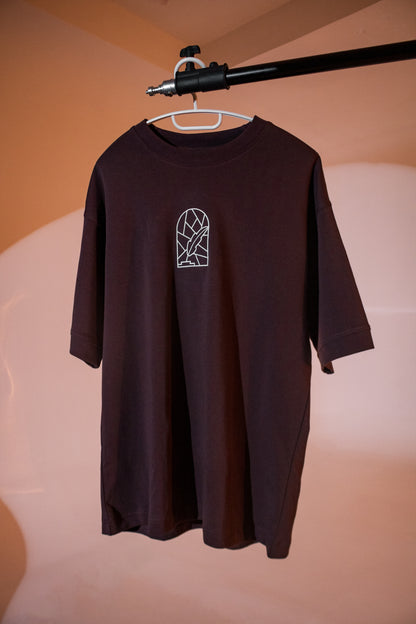 Chocolate Brown Solid T-shirt