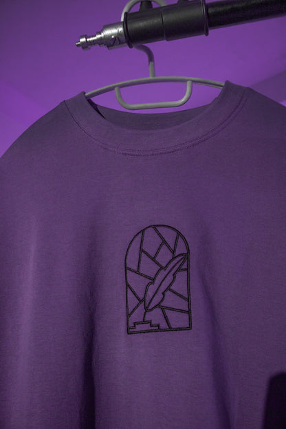 Purple Solid T-shirt