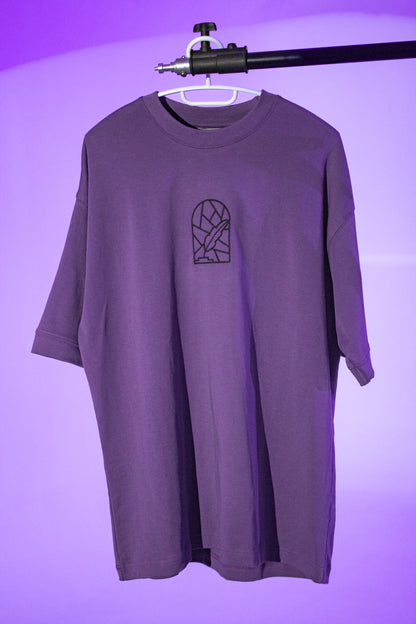 Purple Solid T-shirt