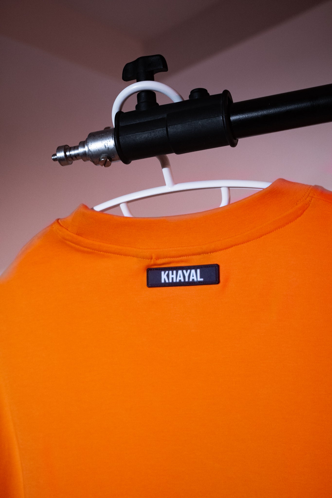 Orange Solid T-shirt