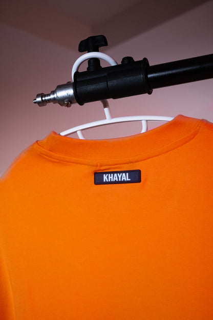 Orange Solid T-shirt