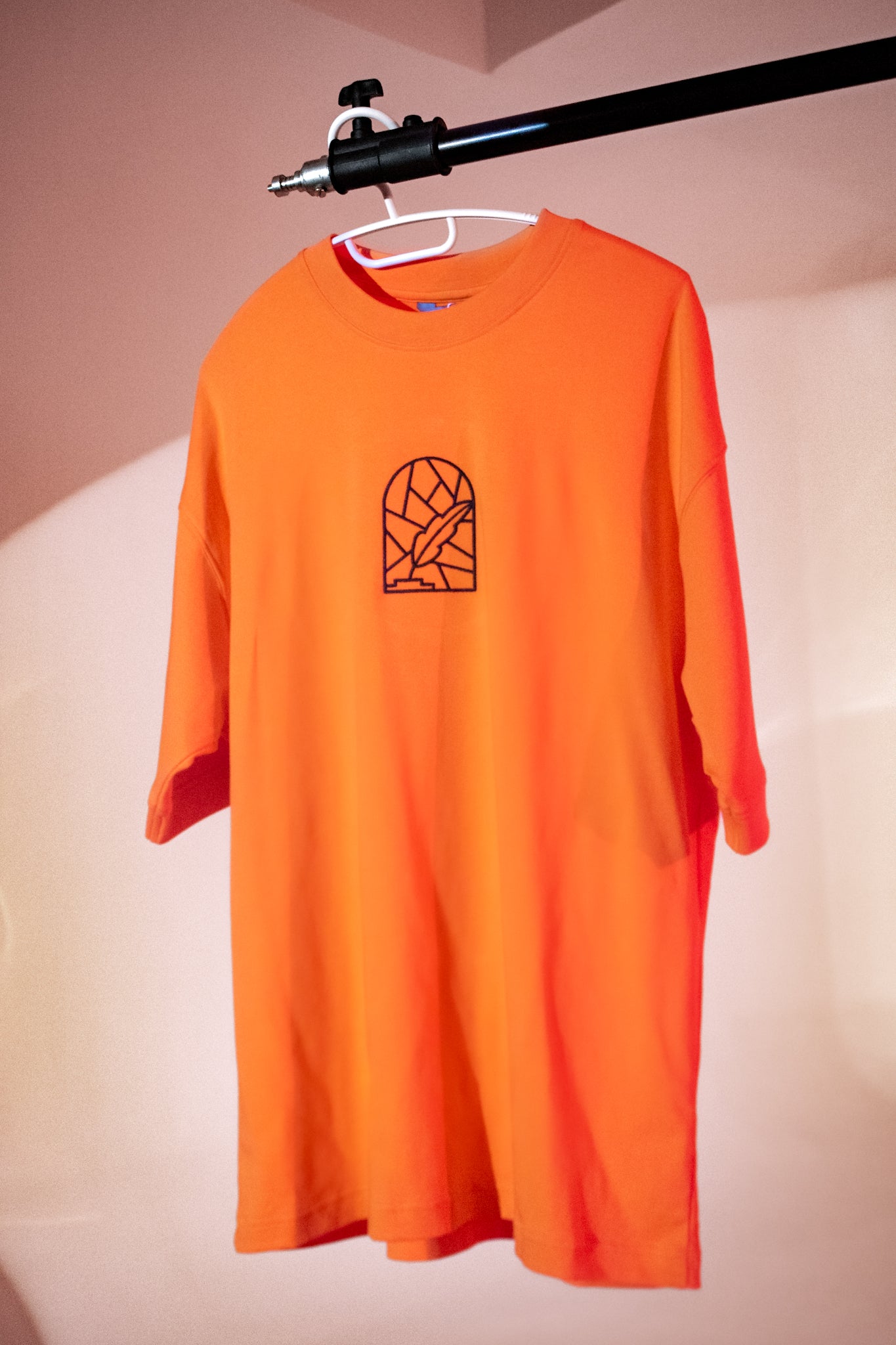 Orange Solid T-shirt