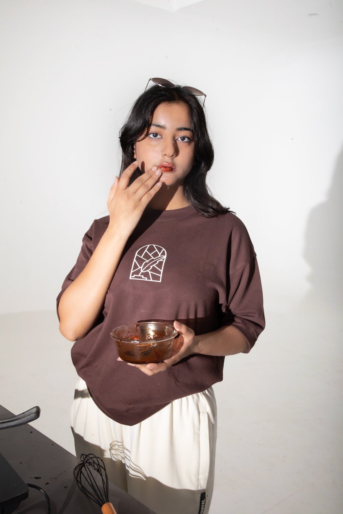 Chocolate Brown Solid T-shirt