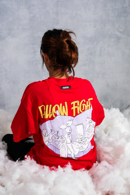 Pillow Fight T-shirt (Red)