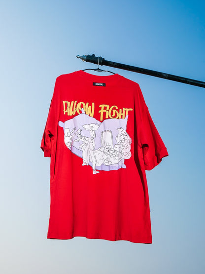 Pillow Fight T-shirt (Red)