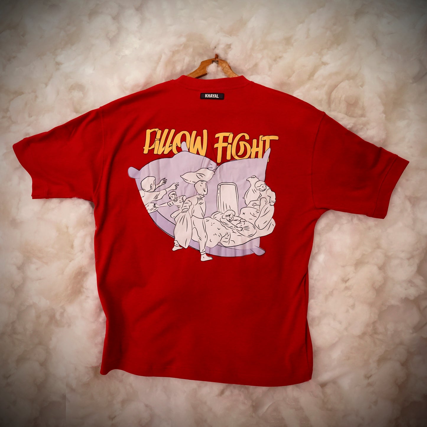 Pillow Fight T-shirt (Red)